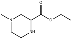 ETHYL 4-METHYLPIPERAZINE-2-CARBOXYLATE Struktur