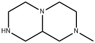 2-メチルオクタヒドロ-2H-ピラジノ[1,2-A]ピラジン 化学構造式