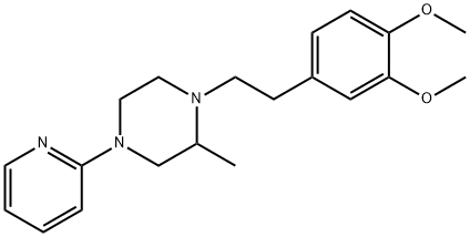 1-[2-(3,4-dimethoxyphenyl)ethyl]-2-methyl-4-pyridin-2-yl-piperazine Structure
