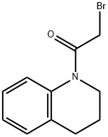 2-BROMO-1-[3,4-DIHYDRO-1(2H)-QUINOLINYL]-1-ETHANONE Struktur