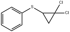 2,2-DICHLOROCYCLOPROPYL PHENYL SULFIDE Structure