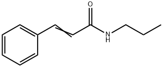 N-プロピル-3-フェニルプロペンアミド 化学構造式