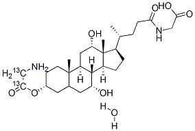 GLYCOCHOLIC ACID-(GLYCINE-13C2) MONO-HYD RATE, 99 ATOM % 13C Struktur