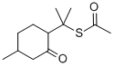 对-薄荷-8-硫醇-3-乙酸酮,63299-27-4,结构式