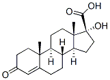 testosterone 17 beta-carboxylic acid Structure