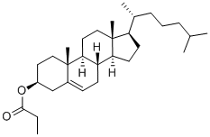 Cholest-5-en-3beta-yl propionate Structure
