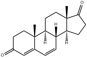 4,6-アンドロスタジエン-3,17-ジオン 化学構造式