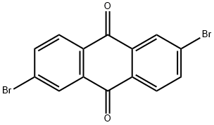 2,6-ジブロモアントラキノン 化学構造式