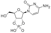 cytidine 2',3'-(hydrogen phosphate)  Structure
