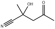 2-hydroxy-2-methyl-4-oxo-pentanenitrile|