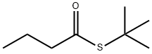 チオ酪酸S-tert-ブチル 化学構造式