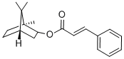 rel-3-フェニルプロペン酸(4β*)-1β*,7,7-トリメチルビシクロ[2.2.1]ヘプタン-2α*-イル 化学構造式