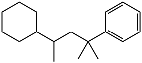 1-(3-Cyclohexyl-1,1-dimethylbutyl)benzene Struktur