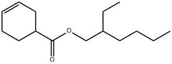 3-环己烯-1-羧酸 2-乙基己基酯,63302-64-7,结构式