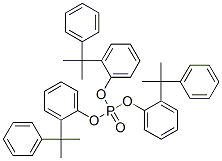 tris[(1-methyl-1-phenylethyl)phenyl] phosphate  Struktur