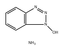 1-hydroxy-1H-benzotriazole, ammonium salt Struktur