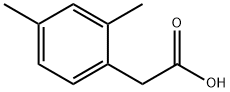 2,4-ジメチルフェニル酢酸 化学構造式