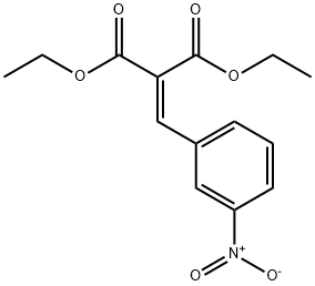 (m-Nitrobenzylidene)malonic acid diethyl ester,6331-45-9,结构式