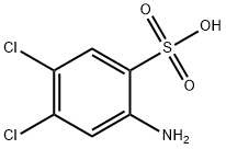 3,4-二氯苯胺-6-磺酸 结构式