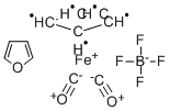 CYCLOPENTADIENYLDICARBONYL(TETRAHYDROFURAN)IRON(II) TETRAFLUOROBORATE Struktur