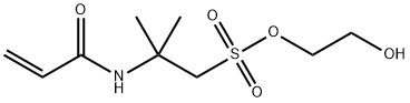 2-hydroxyethyl 2-methyl-2-[(1-oxoallyl)amino]propanesulphonate Struktur