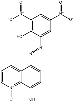 5-[(2-Hydroxy-3,5-dinitrophenyl)azo]-8-hydroxyquinoline 1-oxide Structure