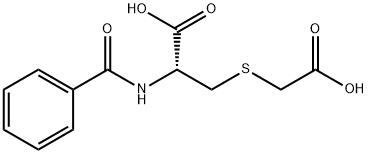 2-benzamido-3-(carboxymethylsulfanyl)propanoic acid 结构式