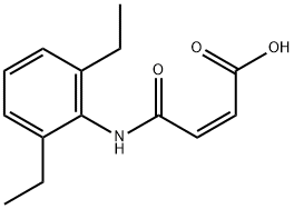 N-(2,6-DIETHYLPHENYL)MALEAMIC ACID Struktur
