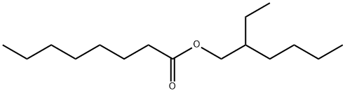 オクタン酸2-エチルヘキシル 化学構造式