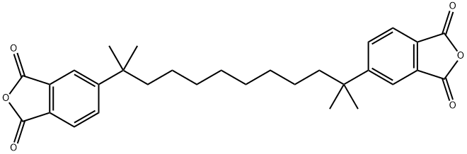 5,5'-(1,1,10,10-Tetramethyl-1,10-decanediyl)bis(1,3-isobenzofurandione) Structure