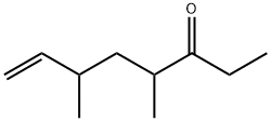 4,6-ジメチル-7-オクテン-3-オン 化学構造式
