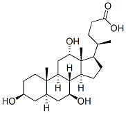 (3b,5a,7b,12a)-3,7,12-trihydroxy-Cholan-24-oic acid Struktur
