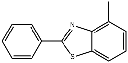Benzothiazole, 4-methyl-2-phenyl- (9CI) Structure