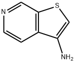 チエノ[2,3-C]ピリジン-3-アミン 化学構造式