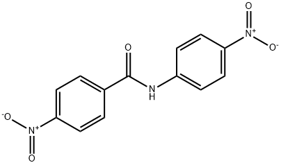 N-(4-ニトロフェニル)-4-ニトロベンゼンカルボアミド 化学構造式