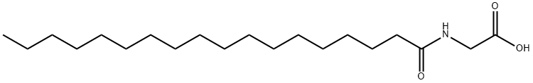 N-ステアロイルグリシン 化学構造式