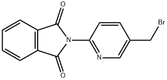 5-BROMOMETHYL-2-PHTHALIMIDO-PYRIDINE Struktur