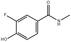 Benzamide,  3-fluoro-4-hydroxy-N-methyl- Structure