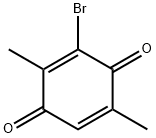 3-溴-2,5-二甲基环己-2,5-二烯-1,4-二酮 结构式