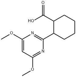 2-(4,6-DIMETHOXYPYRIMIDIN-2-YL)CYCLOHEXANECARBOXYLICACID(RACEMICMIXTUREOFCIS-ISOMERS)
Structure