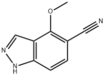 4-Methoxy-1H-indazole-5-carbonitrile Structure