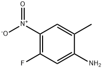 5-フルオロ-2-メチル-4-ニトロアニリン 化学構造式