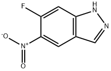 6-FLUORO-5-NITRO-1H-INDAZOLE Struktur
