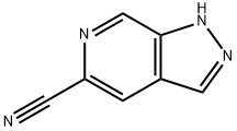 1H-吡唑并[3,4-C]吡啶-5-甲腈 结构式
