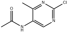 Acetamide,  N-(2-chloro-4-methyl-5-pyrimidinyl)- Struktur