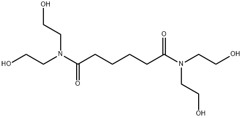 N,N,N',N'-Tetrakis(2-hydroxyethyl)adipamide Struktur