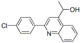 1-[2-(4-chlorophenyl)quinolin-4-yl]ethanol 结构式