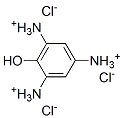 2-hydroxybenzene-1,3,5-triyltriammonium trichloride Structure