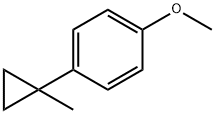 1-甲氧基 -4-(1-甲基环丙基)苯 结构式