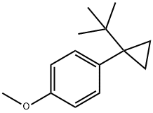 Benzene,1-[1-(1,1-dimethylethyl)cyclopropyl]-4-methoxy- Struktur